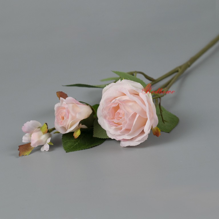 Розы светло-розовые, ветка Б529
