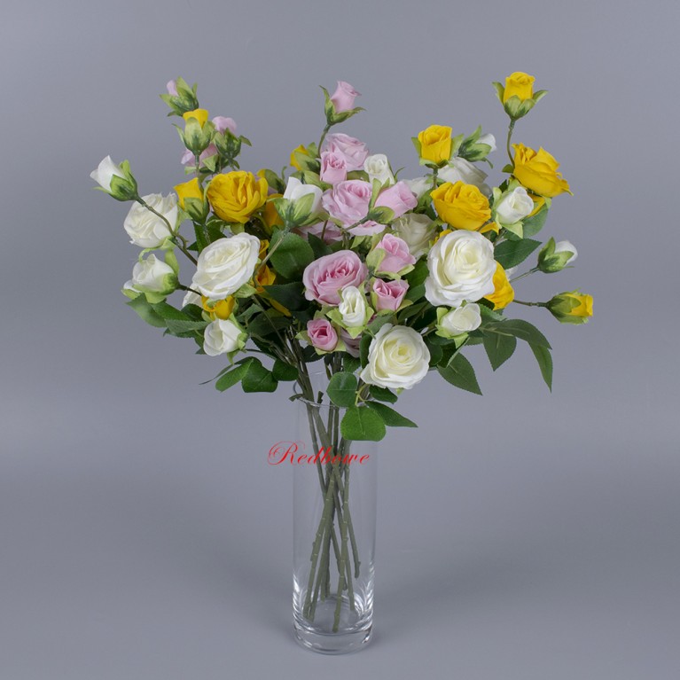 Роза кустовая ветка Б661