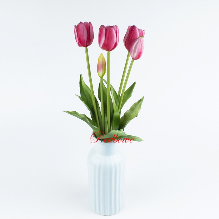 Тюльпаны ярко-розовые (латекс) 5шт П618