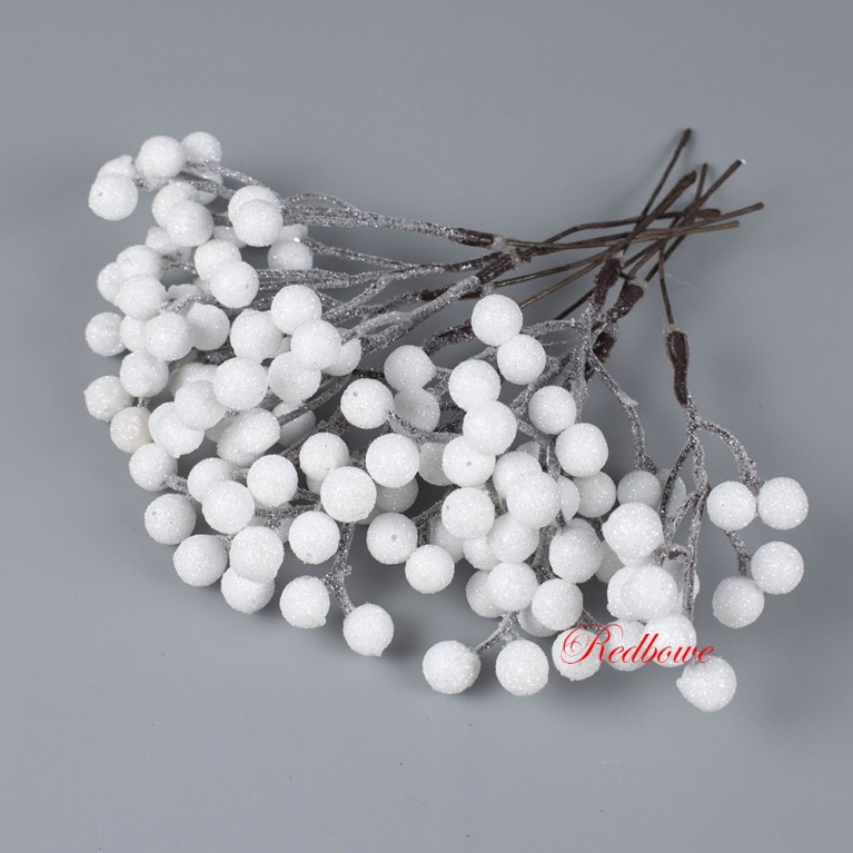 Грозди белых ягод (связка 10шт) П634
