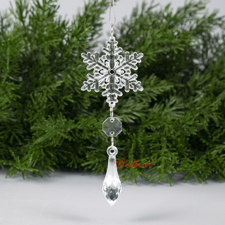 Подвеска Снежинка ажур, 2шт арт. 784