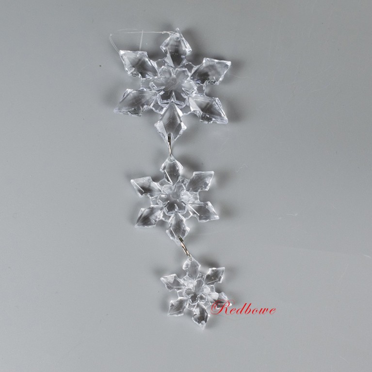 Подвеска Снежинка тройная 16см арт. 805 Подвеска Снежинка тройная 16см арт. 805