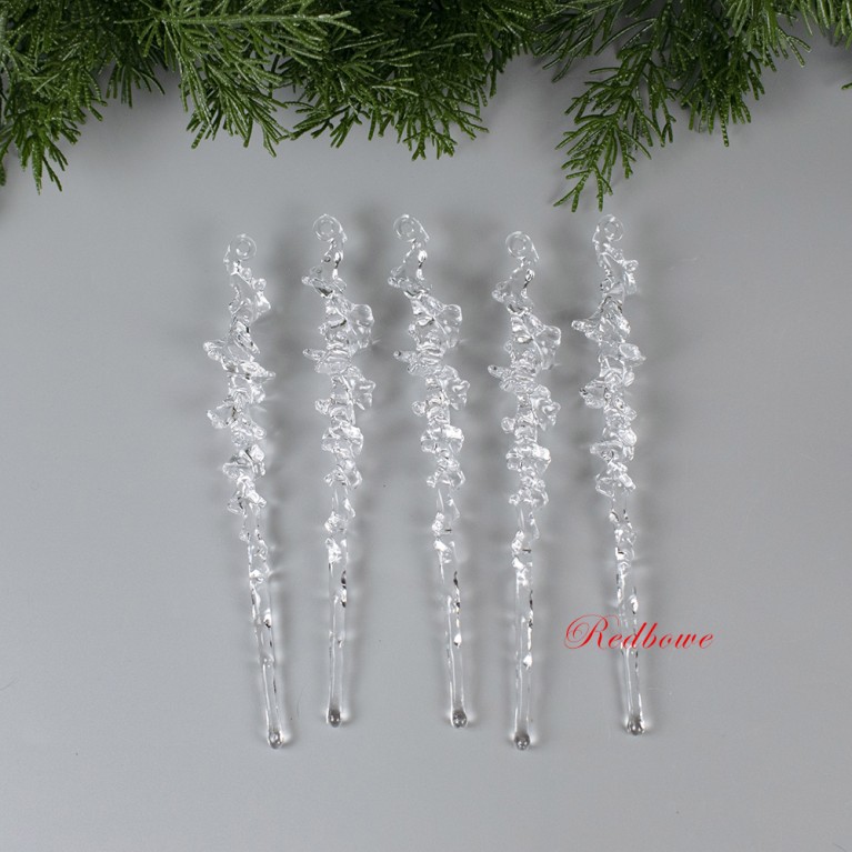 Подвеска "Сосульки" 16см набор 6шт арт.809
