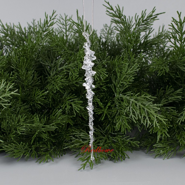 Подвеска "Сосульки с блеском" 15см, набор 5шт арт.810 Подвеска "Сосульки с блеском" 15см, набор 5шт арт.810