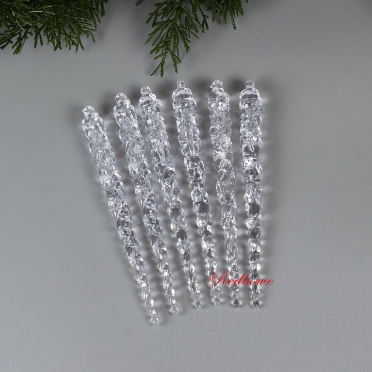 Подвеска "Сосульки" 13см набор 6шт арт.812