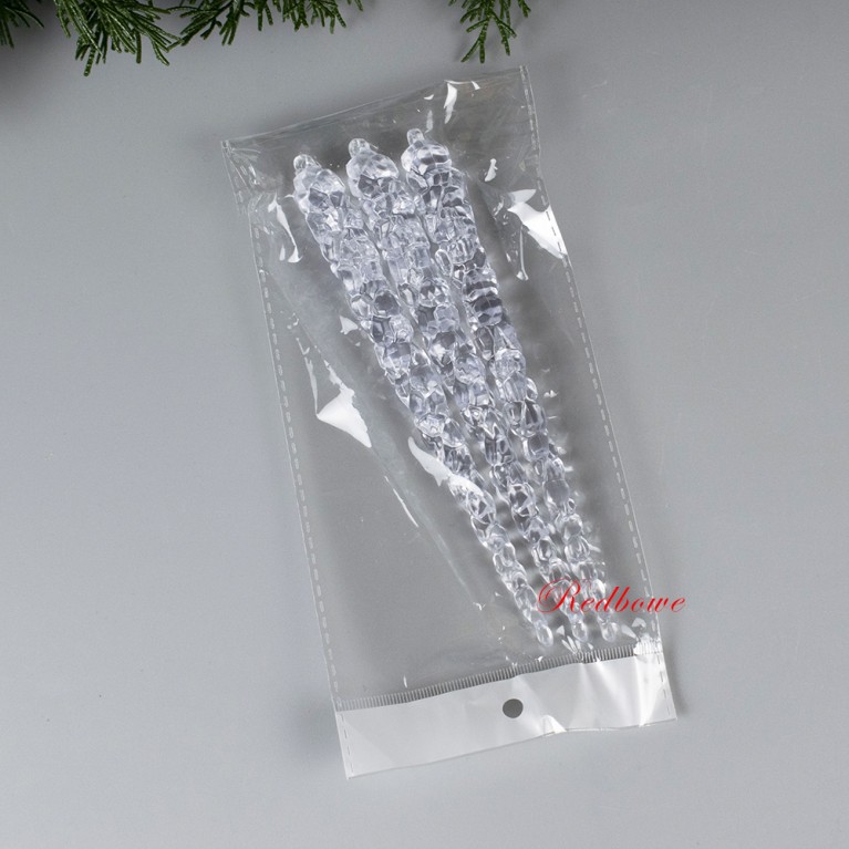 Подвеска "Сосульки" 17см набор 3шт арт.813 Подвеска "Сосульки" 17см набор 3шт арт.813