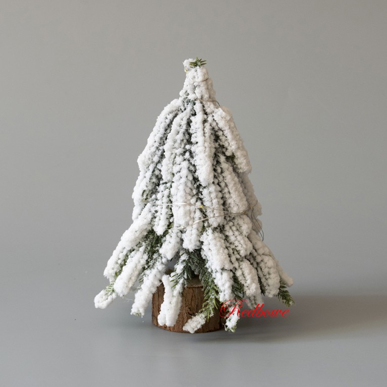 Елка заснеженная с подсветкой 19см арт.649 Елка заснеженная с подсветкой 19см арт.649
