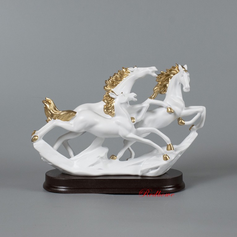 Статуэтка Тройка лошадей. Символ 2026г. арт.817