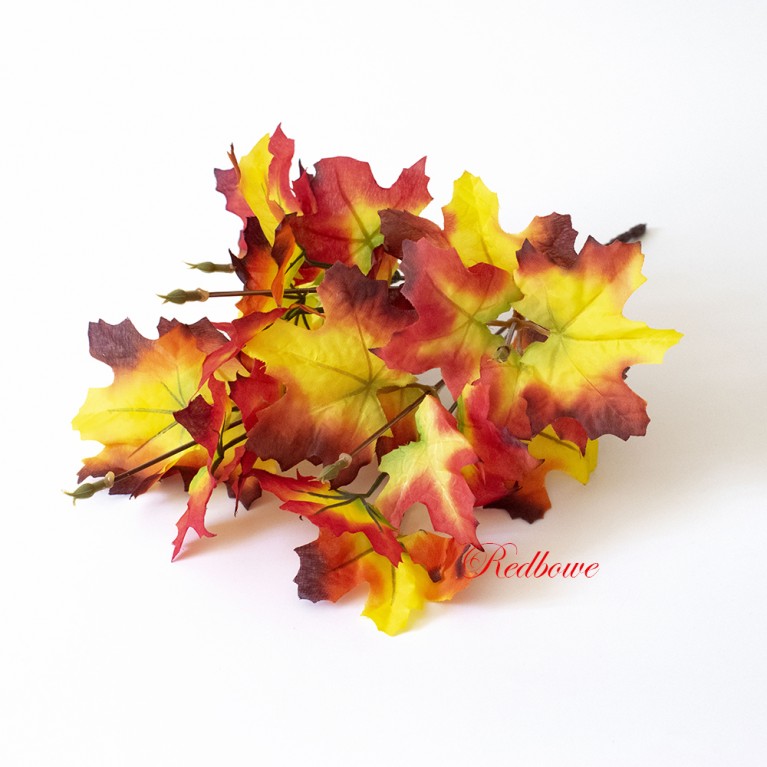 Осенние ветки клена малые разноцветные Б209